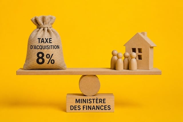 Taxe d&rsquo;acquisition à 8 % sur les multi-propriétaires, le choix cornélien du ministère des Finances