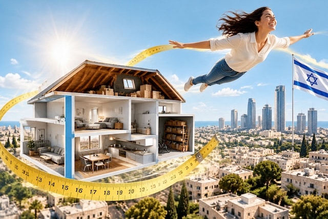 Murs communs, combles, débarras : les nouvelles règles de mesure des logements en Israël
